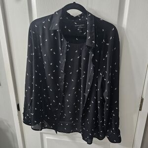 Women's Banana Republic Llama Print Blouse